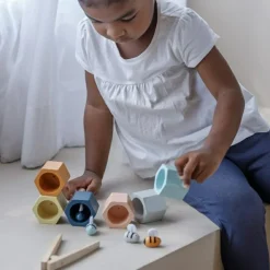 Best PlanToys Finmotorisk læringsspil - Bikuber