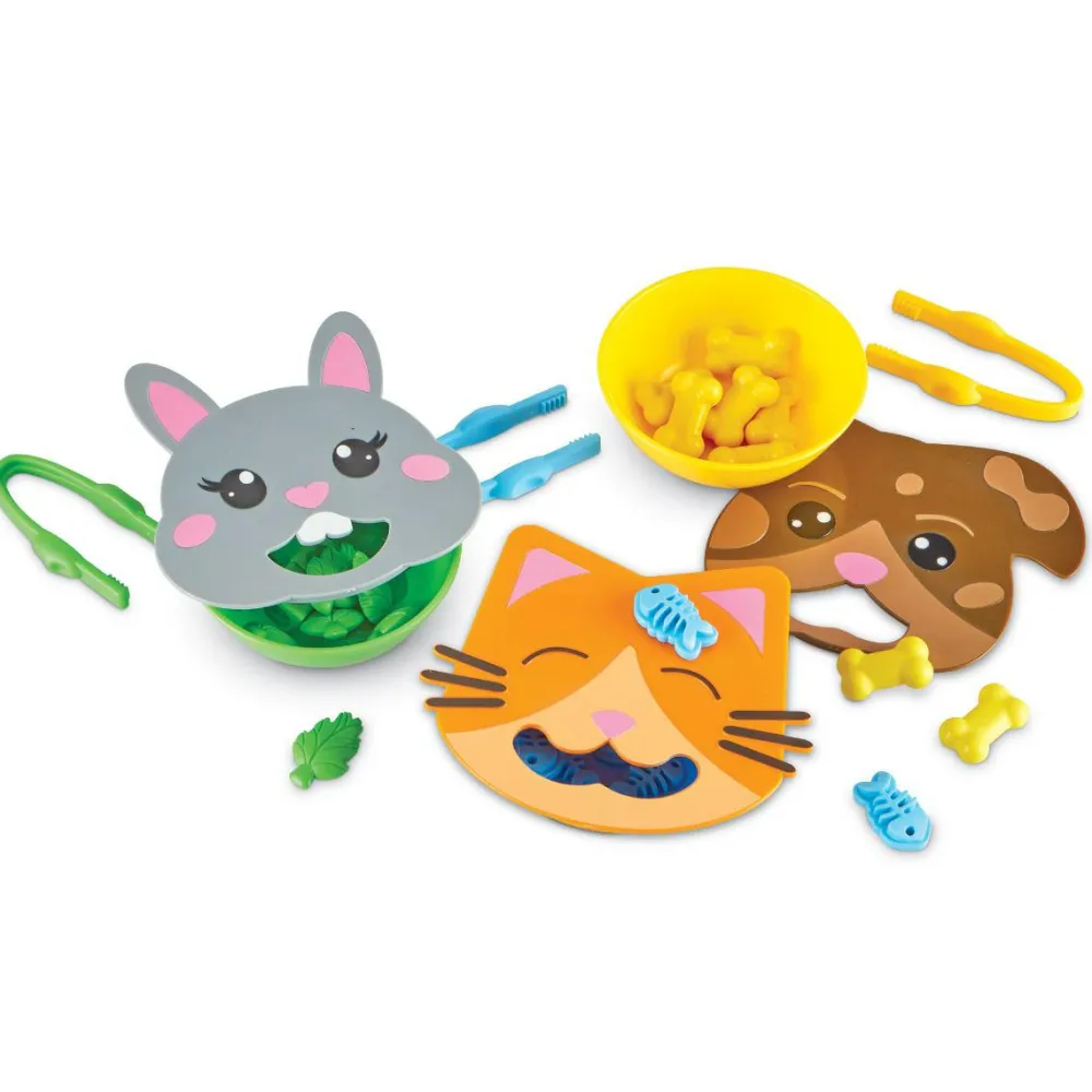 Best Learning Resources Finmotorisk læringsspil - Giv kæledyrene mad