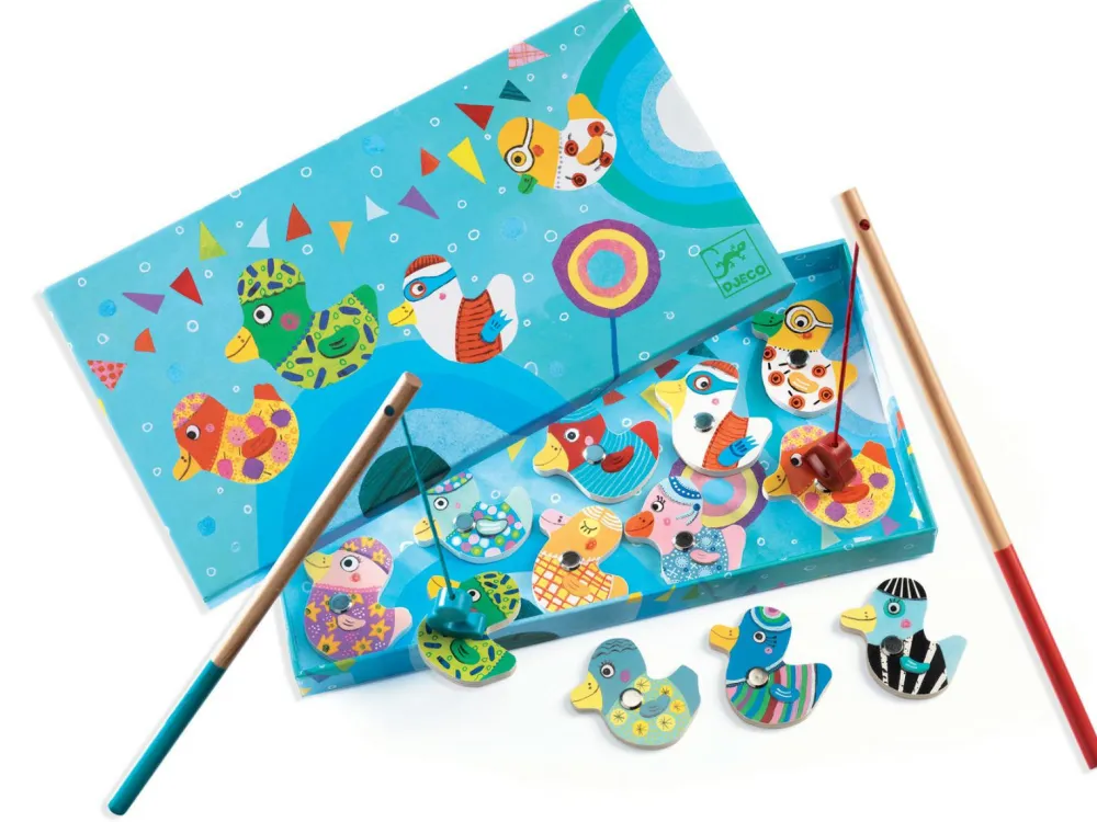 Hot Djeco Fiskespil, magnetisk - Ænder