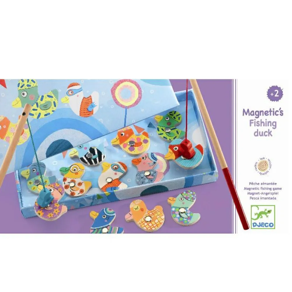 Hot Djeco Fiskespil, magnetisk - Ænder