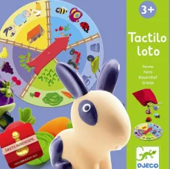 Outlet Djeco Følespil - Tactilo Loto, På bondegården
