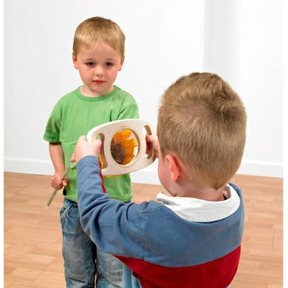 Online tickit® Forstørrelsesglas Easy Hold i træramme