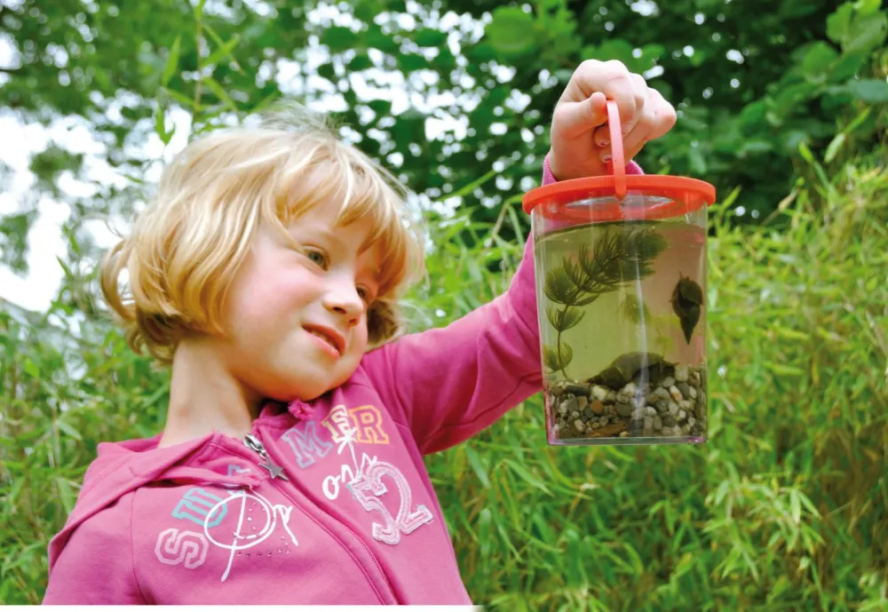 Clearance Forstørrelsesglas med håndtag, Ø 9,5 cm.