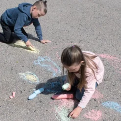 Playbox Gadekridt i spand, 20 stk