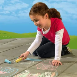 Online SES Creative Gadekridt i spand, 22 stk