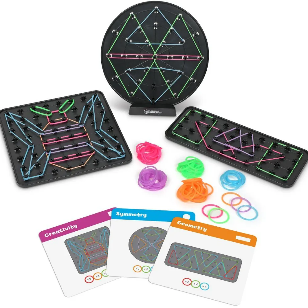 Clearance Learning Resources Geoboard - Lav former med elastikker