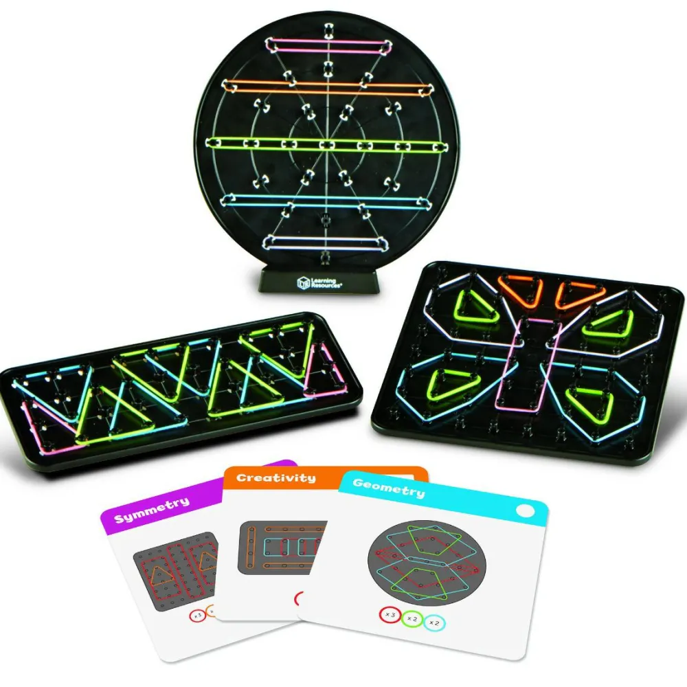 Clearance Learning Resources Geoboard - Lav former med elastikker