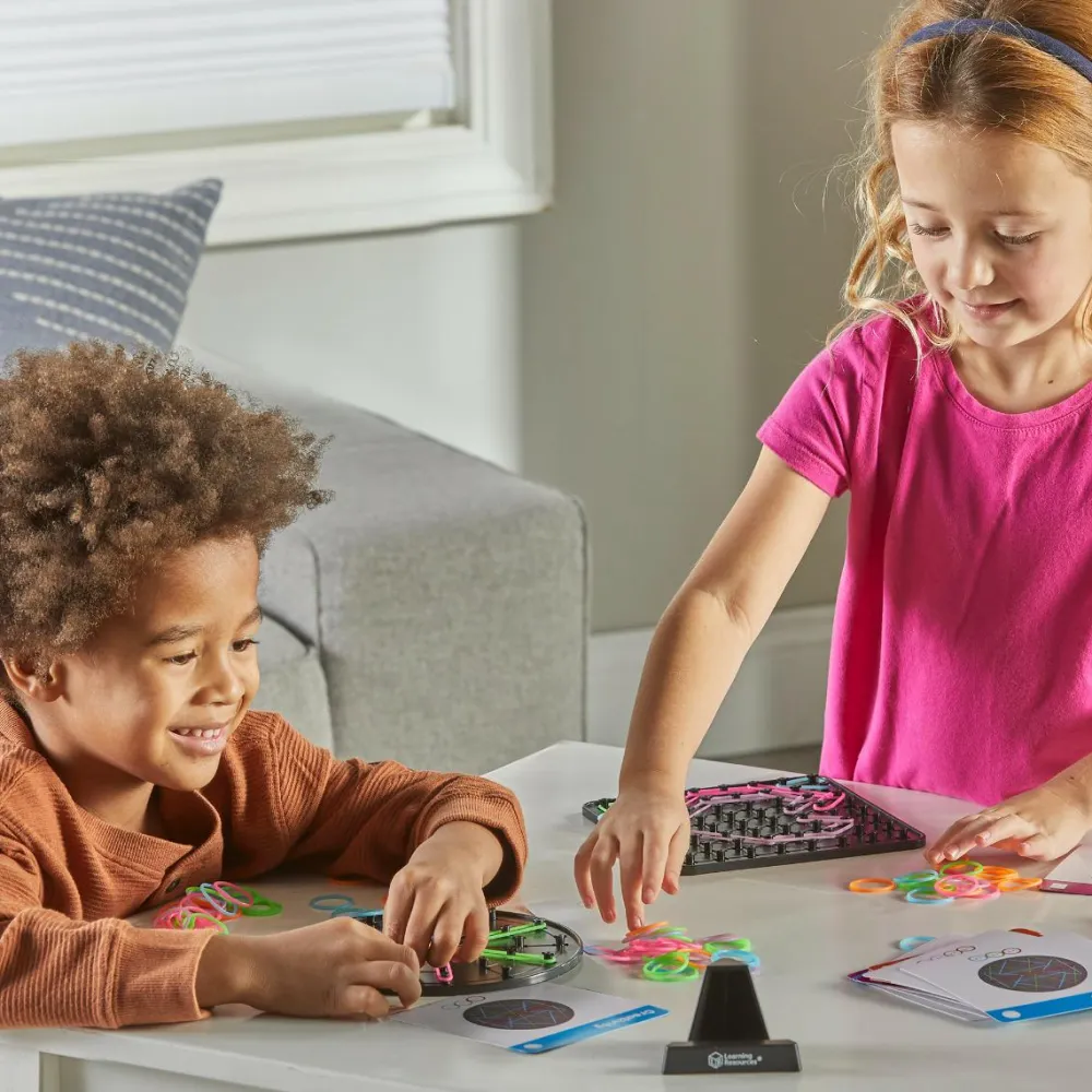 Clearance Learning Resources Geoboard - Lav former med elastikker