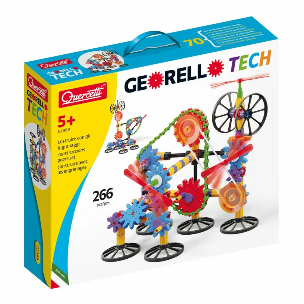 Quercetti Georello Tech byggesæt, 266 dele