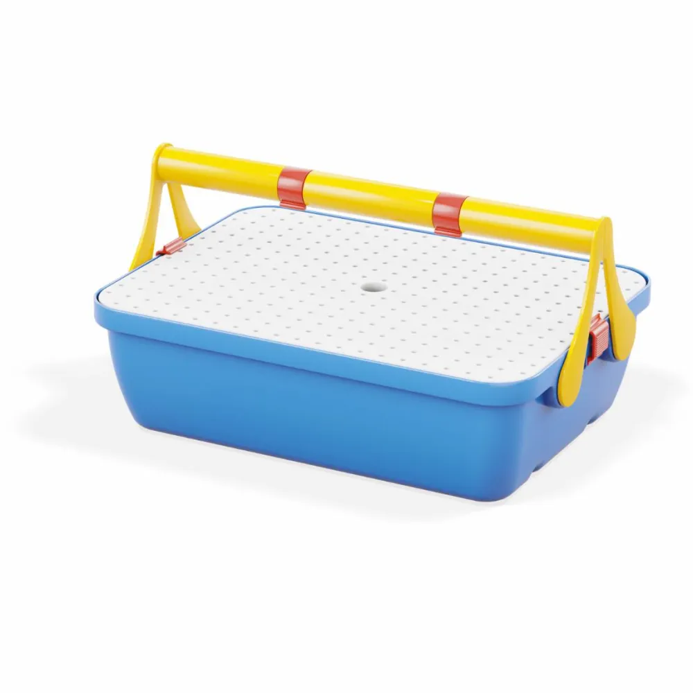 Outlet Quercetti Georello Tech byggesæt - Værktøjskasse, 130 dele