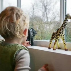 Clearance Green Rubber Toys Giraf i naturgummi