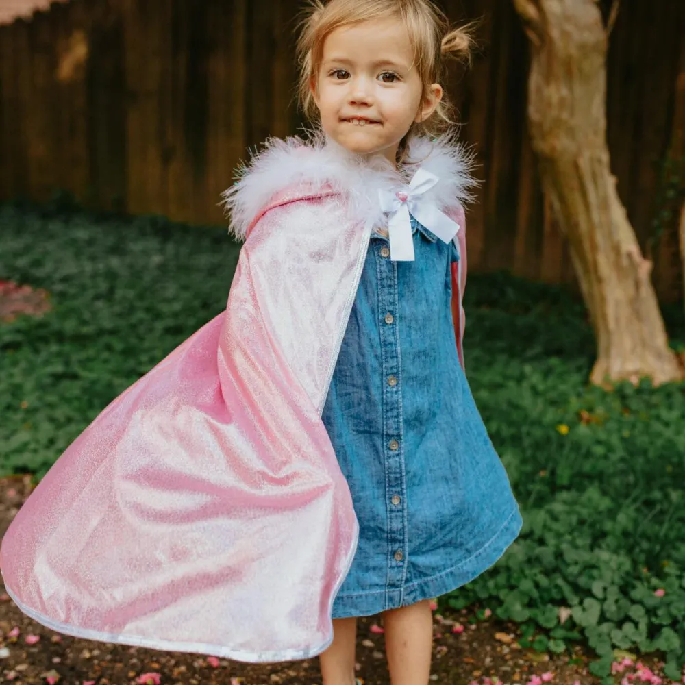 Best Great Pretenders Glitterkappe med pelskant, str. 4-7 år