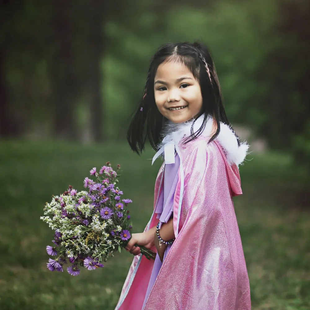 Best Great Pretenders Glitterkappe med pelskant, str. 4-7 år