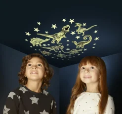 New Brainstorm Glow - Dinosaurer + stjerner, 43 dele