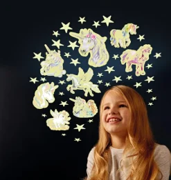 Online Brainstorm Glow - Enhjørninger + stjerner, 43 dele