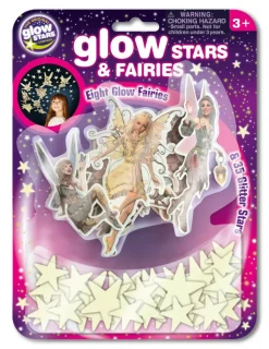 Discount Brainstorm Glow - Feer + Stjerner, 43 dele
