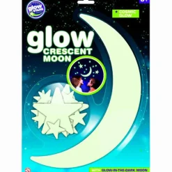 New Brainstorm Glow - Halvmåne + stjerner, 16 dele