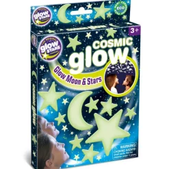 Clearance Brainstorm Glow - Måne + stjerner, 20 dele
