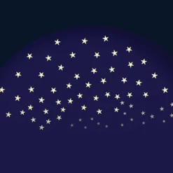 New Brainstorm Glow - Stjerner, 60 dele