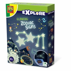 Clearance SES Creative Glow - Stjernetegn, 87 dele