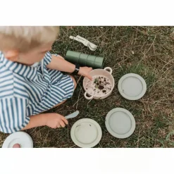 Online Dantoy Green Bean - Spisestel med 22 dele (ass.)