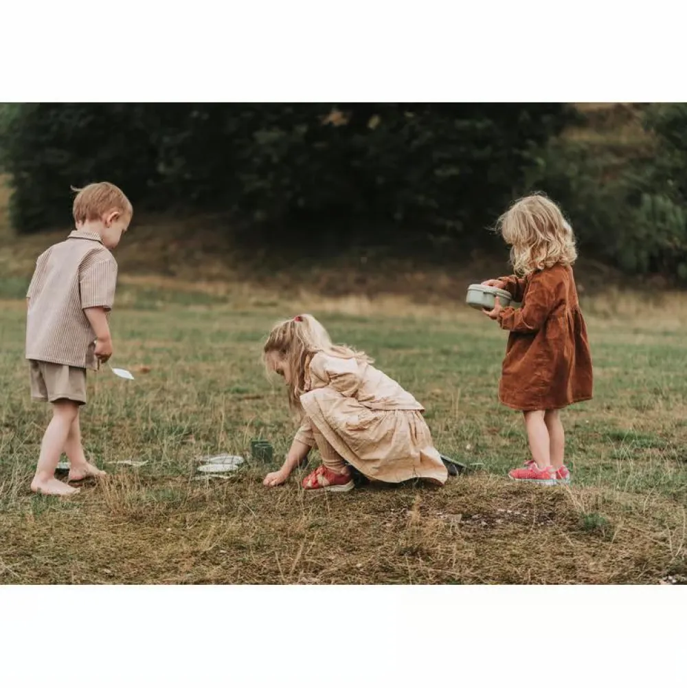 Online Dantoy Green Bean - Spisestel med 22 dele (ass.)