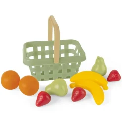 Dantoy Green Garden indkøbskurv m. frugt, 10 dele
