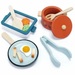 Sale Tender Leaf Grydesæt i træ - Potte, pande og fad