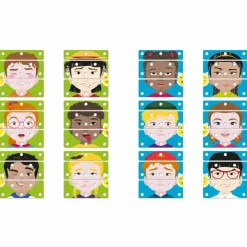 Sale Quercetti Gæt et ansigtsudtryk-puslespil