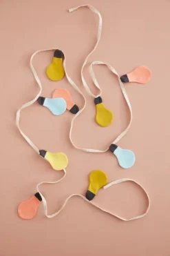 Outlet Kid's Concept Guirlande af stof - Lyskæde 3,5 meter