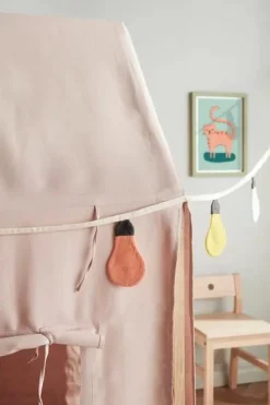 Outlet Kid's Concept Guirlande af stof - Lyskæde 3,5 meter