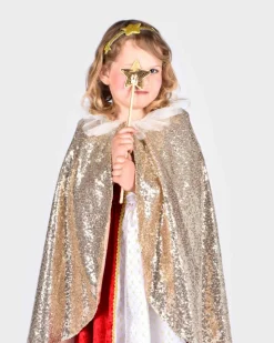 Sale Den Goda Fen Guldkappe, stav, hårbånd, str. 3-8 år