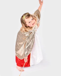 Sale Den Goda Fen Guldkappe, stav, hårbånd, str. 3-8 år