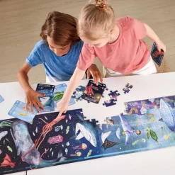 Hot Hape Gulvpuslespil m. 200 brikker - Under havet