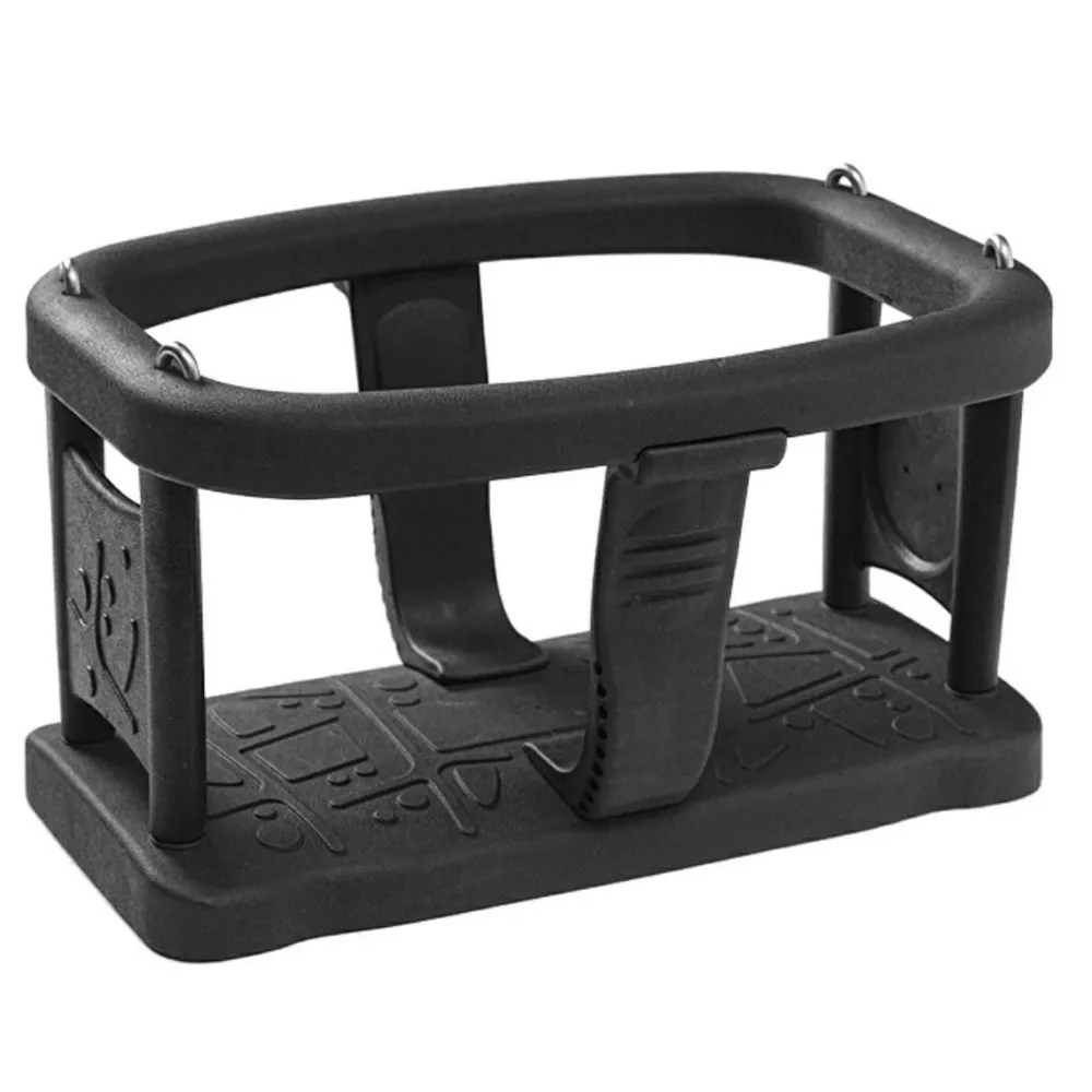 Gynge - Baby m. gummisæde - Sort