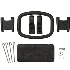 Gynge - Baby m. gummisæde - Sort