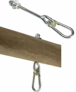 Sale Gyngetilbehør- Krog med karabin, 160mm