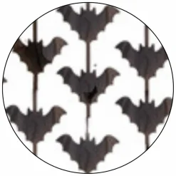 Hot Halloween forhæng - Flagermus, 100 x 200 cm