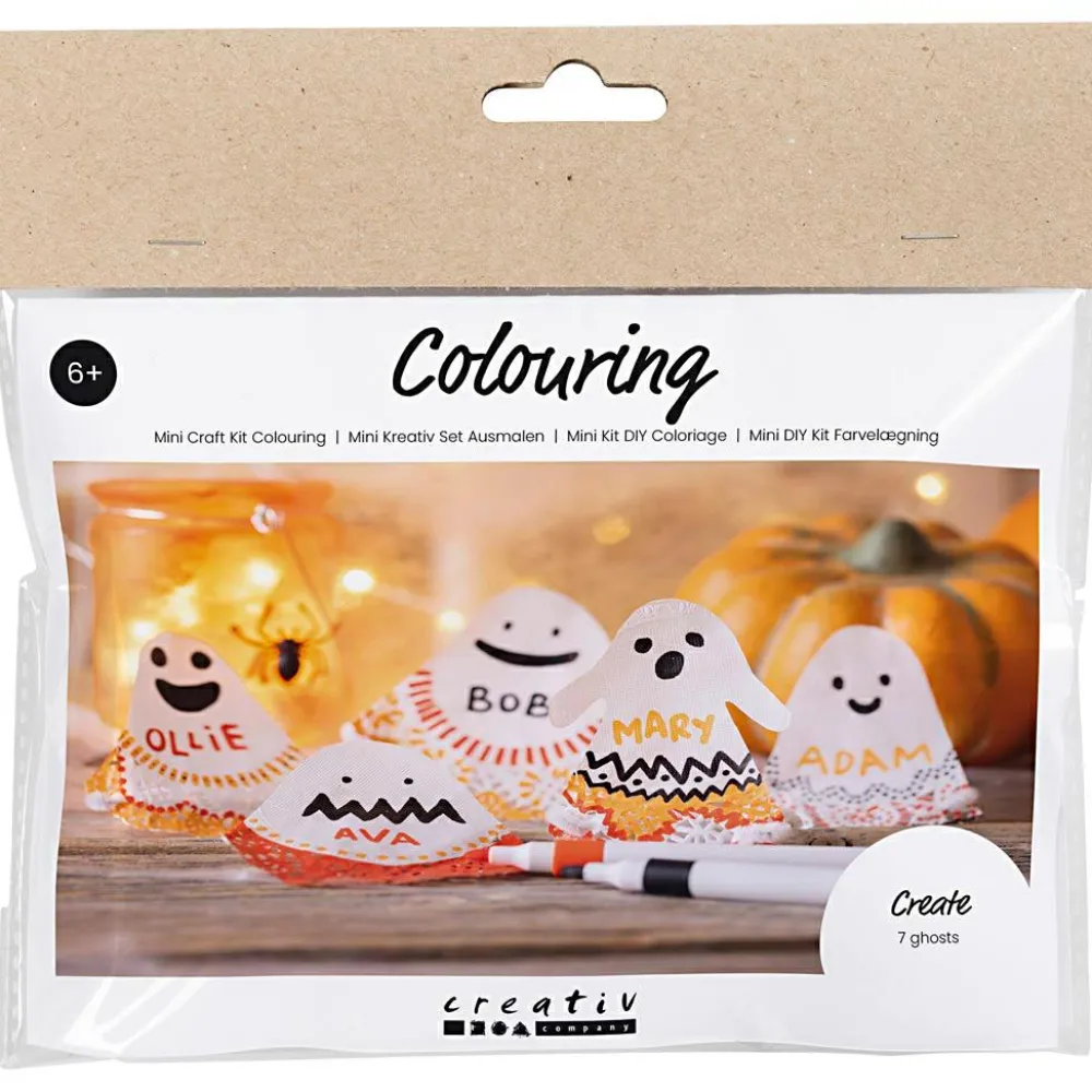 Best Creativ Company Halloween-pose - Papirspøgelser