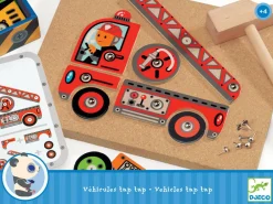 Djeco Hammer & søm bræt - Biler