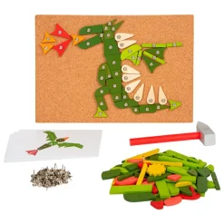 New small foot Hammer & søm bræt - Natur & væsner