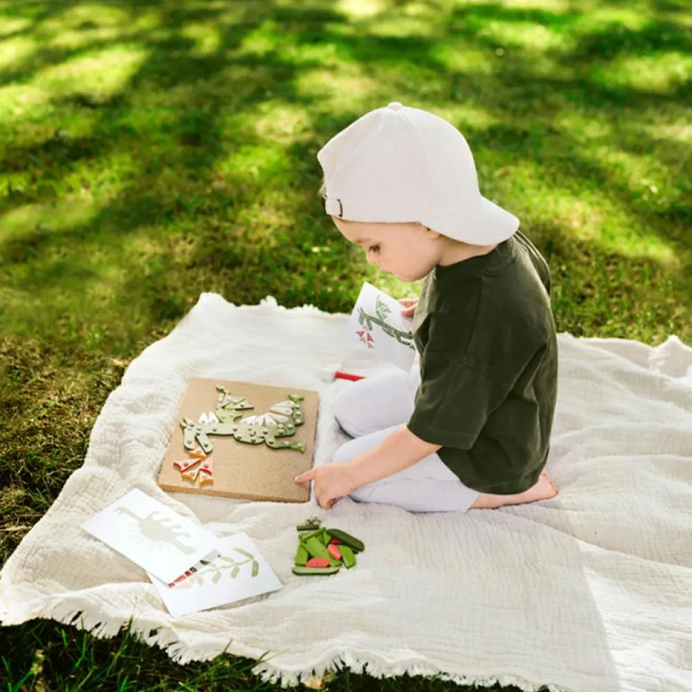 New small foot Hammer & søm bræt - Natur & væsner