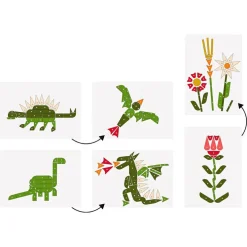 New small foot Hammer & søm bræt - Natur & væsner