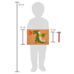 New small foot Hammer & søm bræt - Natur & væsner