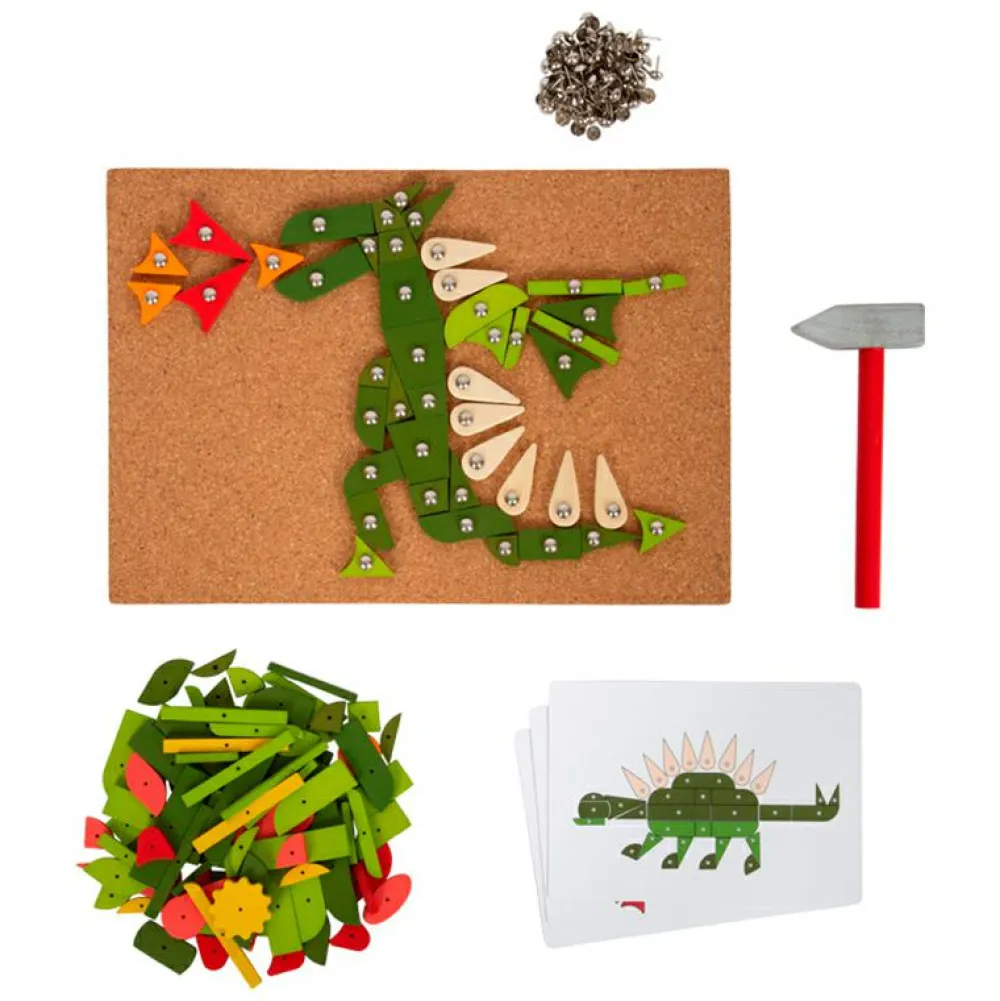 New small foot Hammer & søm bræt - Natur & væsner