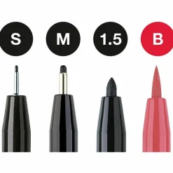 Online Faber-Castell Hand Lettering, Pitt artist pen, 4 stk