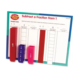 New Learning Resources Hands-on brøker - Brøk Tårne