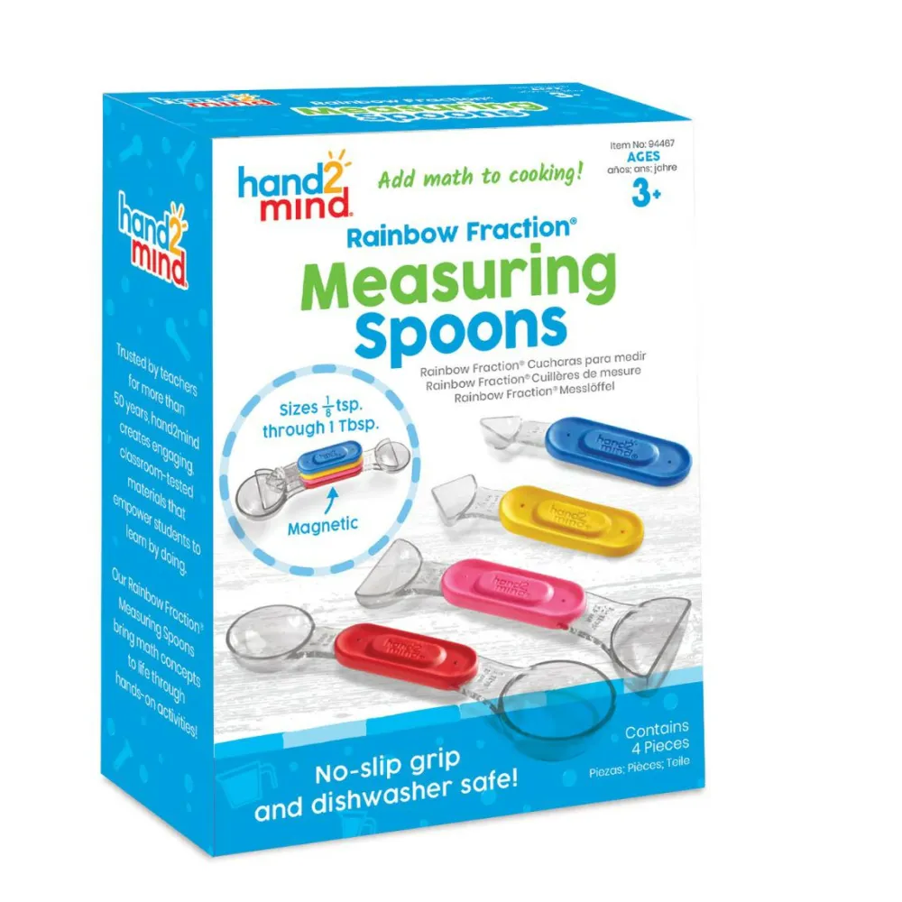 Sale Learning Resources Hands-on brøker - Måleskeer, 4 dele