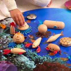 Clearance tickit® Havdyr - Træfigurer, 10 stk