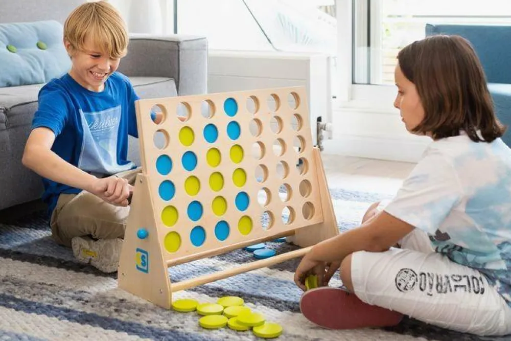 Discount BS Toys Havespil - 4 på række